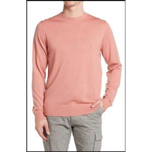 RODD & GUNN Selwyn Wool Crew Neck Sweater Blush X-Large NEW
